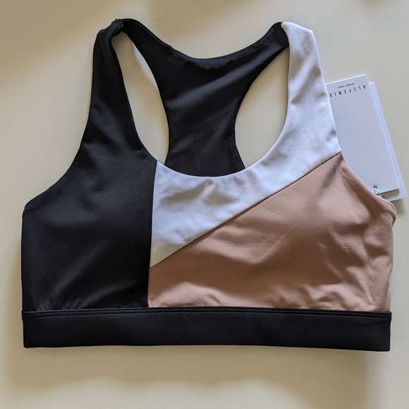 {All Fenix} Brand New Heidi Block Nude Sports Bra - Picture 4 of 9